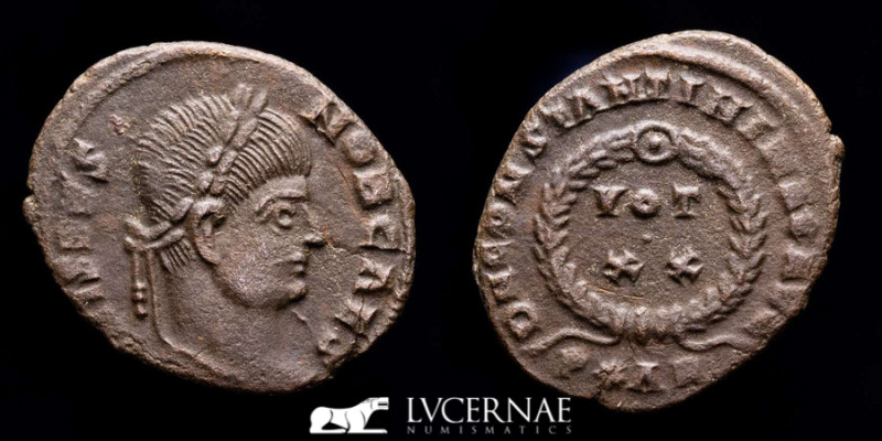 Roman Empire - Crispus. Caesar, A.D. 317-326. 
Barbarous style and hybrid - Æ Br...