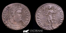 Magnentius Æ Bronze Maiorina 4.98 g., 22 mm. Lugdunum 350 nEF