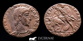 Constantius Gallus Æ Bronze Maiorina 2.19 g. 19 mm Aquileia 351-354 AD gVF