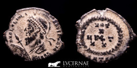 Julian II Æ Bronze Maiorina 3.08 g. 19 mm. Antioch 360-363 A.D. gVF