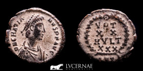 Gratian Bronze Nummus 1.29 g, 14 mm Antioch 367-383 A.D. nEF
