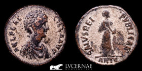 Aelia Flacilla Æ Bronze Maiorina 5,10 g., 22 mm Antioch 379-386 AD VF+