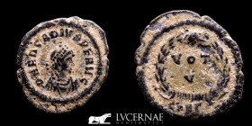 Arcadius Bronze Nummus 1.14 g. 16 mm. Cyzicus 383-408 gVF