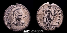 Theodosius II Æ Bronze Follis 2,33 g. 16 mm. Constantinople 402/50 AD Good very fine