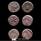 Claudius I Bronze 3 x Quadrans - Rome 41-42 AD. Good very fine (MBC)