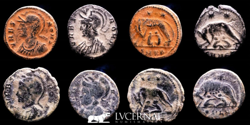 Roman Empire - Lot comprising four (4) coins:

City Commemorative foundation (Co...