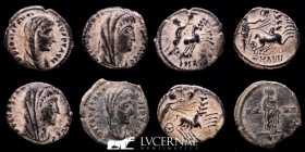 Divus Constantine I Bronze 4 x Half Follis - - - gVF