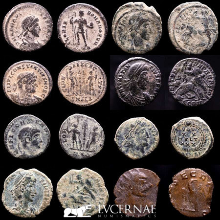 Roman Empire - Lot comprising eight (8) coins: III-IV centuries AD.

Antoninianu...