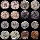 Lot comprising Æ Bronze 8 Æ coins g mm Various mints III-IV c. AD. Fine/Very Fine