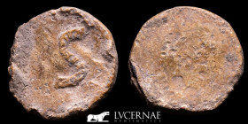 Roman Republic Lead Monetiform lead 25,28 g. 30 mm. Hispania II-I B.C. gVF