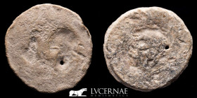 Roman Republic Lead Monetiform lead 61,14 g. 48 mm. Hispania II-I B.C. gVF