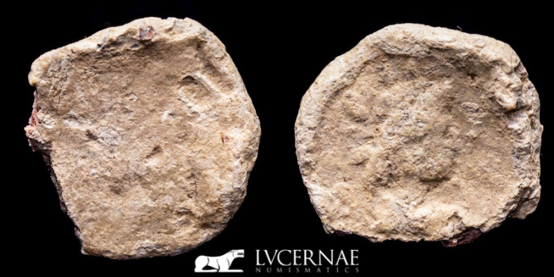 Hispania in Roman Republic times.

Lead Tessera (2.60 g. 13 mm..) monetiform lea...