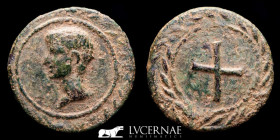Tiberius Bronze Tessera 4.29 g, 21 mm Rome 22-37 AD Good very fine