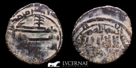 Yahya I Ibn Muhammad Bronze Fals 2,44 g, 21 mm Ifrikiya 212 H VF