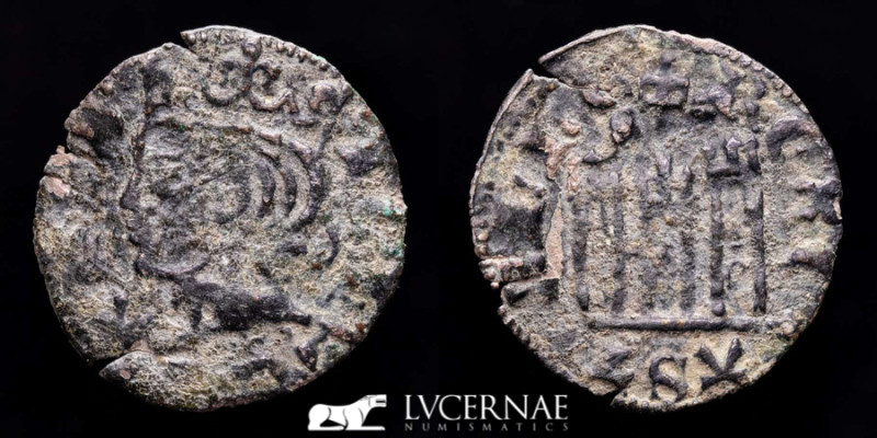 Medieval Spain - Sancho IV of Castile (1284-1285) 

Billon Cornado (0,75 g. 19 m...