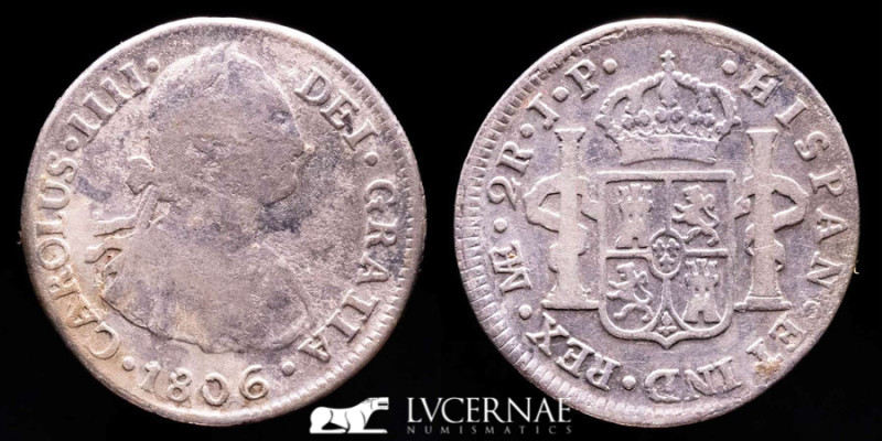 Spain - Carlos IV (1788-1808) 

2 Reales silver coin (6,58 g, 28 mm). Minted in ...