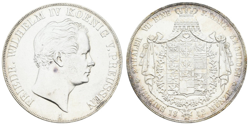 Deutschland 1800-1871 Preussen
 Doppeltaler, 1842, Friedrich Wilhelm IV., AKS 6...