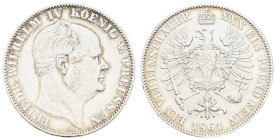 Deutschland 1800-1871 Preussen
 Taler, 1861, A, Wilhelm IV., AKS 78, J. 84, leicht berieben, vz.