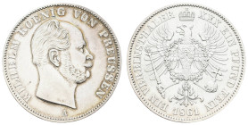 Deutschland 1800-1871 Preussen
 Taler, 1861, A, Wilhelm I., AKS 97, J. 92, vz.