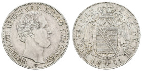 Deutschland 1800-1871 Sachsen
 Taler, 1841, Friedrich August II., AKS 99, J. 76, wz. Rf., ss.