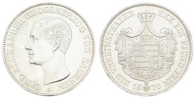 Deutschland 1800-1871 Sachsen-Weimar-Eisenach
 Taler, 1870, Carl Alexander, AKS 33, J. 535, kl. Rf., leicht berieben, vz.