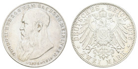 Silbermünzen des Kaiserreichs Sachsen-Meiningen
 2 Mark 1915, Georg II. auf seinen Tod, f. vz. J. 154