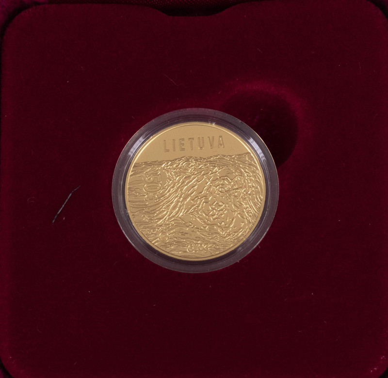 Europa und Übersee Litauen
 50 Euro, Gold, 2019, Bewegung für den Kampf um Frei...