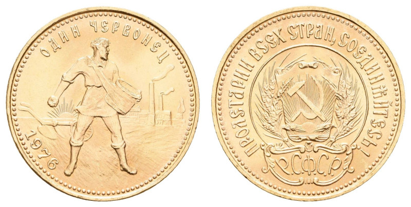 Europa und Übersee Russland Sowjetunion 1924-1991
 10 Rubel, Gold, 1976, Tscher...