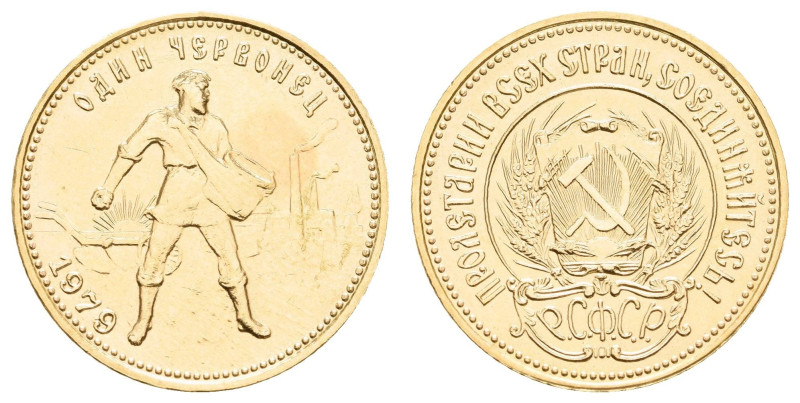 Europa und Übersee Russland Sowjetunion 1924-1991
 10 Rubel, Gold, 1979, Tscher...