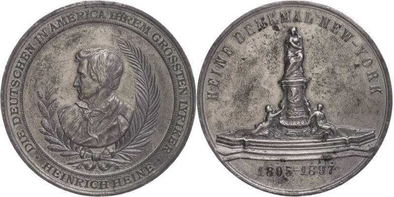 Medaillen Medaillen Deutschland vor 1900
 Zinnmedaille (Dm. ca. 51mm, ca. 41,09...