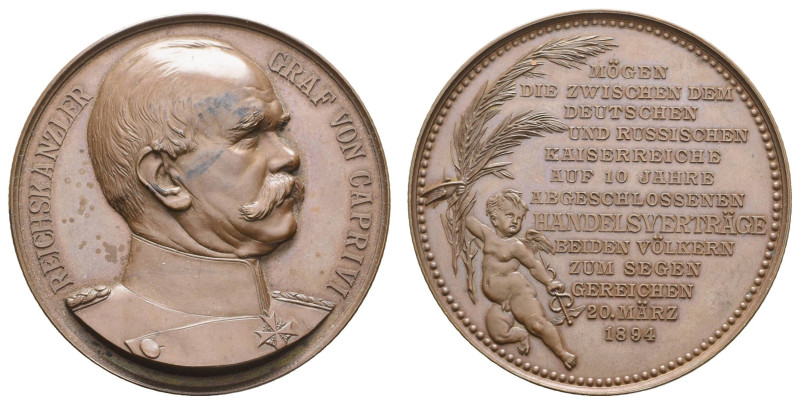 Medaillen Medaillen Deutschland vor 1900
 Berlin, Bronzemedaille (123,94g), 189...