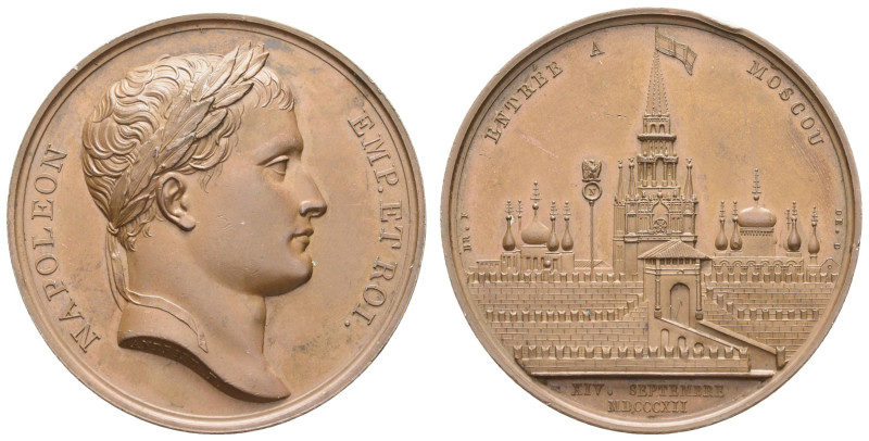 Medaillen Medaillen Ausland vor 1900
 Frankreich, Bronzemedaille (35,26 g, 40,0...