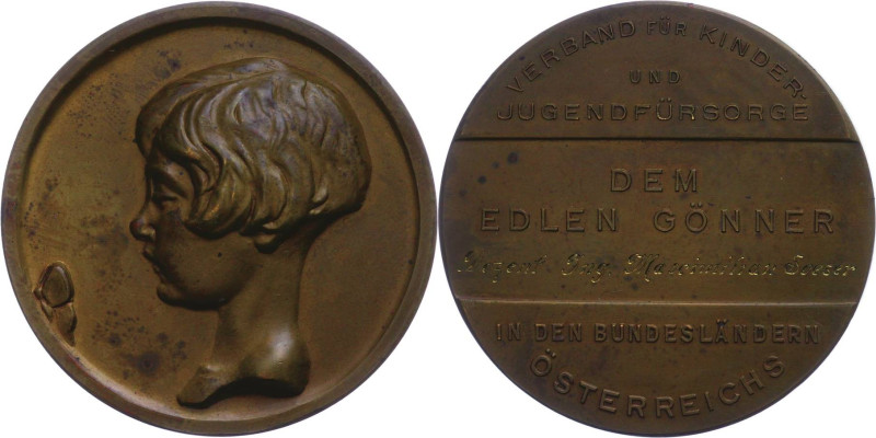 Medaillen Medaillen Ausland nach 1900
 Österreich, Bronzemedaille (Dm. ca. 55,6...