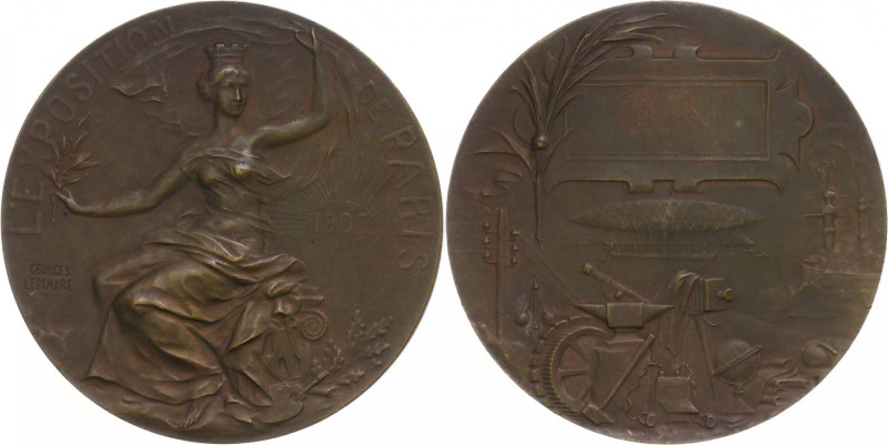 Medaillen Medaillen Ausland nach 1900
 Frankreich, Bronzemedaille (Dm. ca. 54mm...