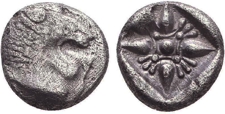 Greek Coins, AR Obol. 4th - 1st century B.C. AE
Reference:
Condition: Very Fin...