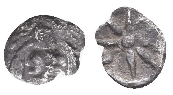 Greek Coins, AR Obol. 4th - 1st century B.C. AE
Reference:
Condition: Very Fin...