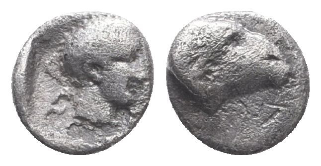 Greek Coins, AR Obol. 4th - 1st century B.C. AE
Reference:
Condition: Very Fin...