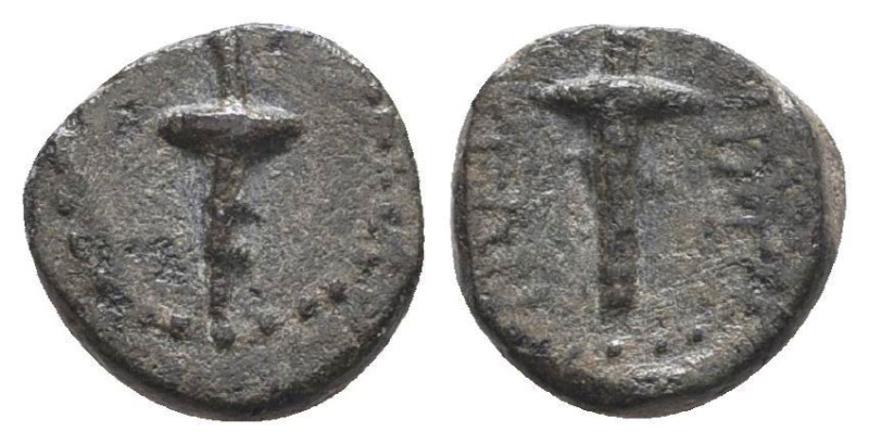 Greek Coins. 4th - 1st century B.C. AE
Reference:
Condition: Very Fine

weig...