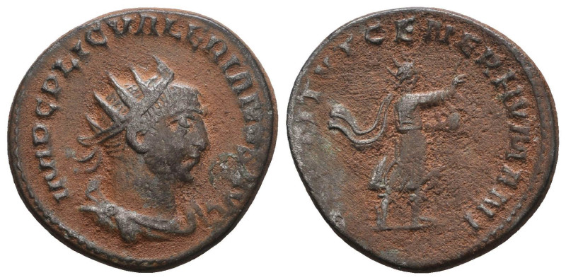 Valerian I. A.D. 253-260. AE antoninianus

Reference:
Condition: Very Fine
...