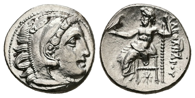 Kings of Macedon. Alexander III 'the Great'. AR Drachm, 4.47 g 17.87 mm. 336-323...