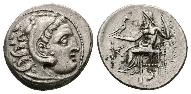 Kings of Macedon. Alexander III 'the Great'. AR Drachm, 4.52 g 19.19 mm. 336-323...