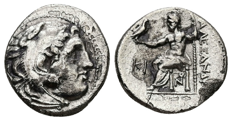 Kings of Macedon. Alexander III 'the Great'. AR Drachm, 3.89 g 18.53 mm. 336-323...