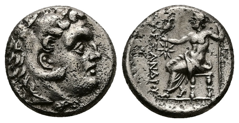 Kings of Macedon. Alexander III 'the Great'. AR Drachm, 4.04 g 16.36 mm. 336-323...