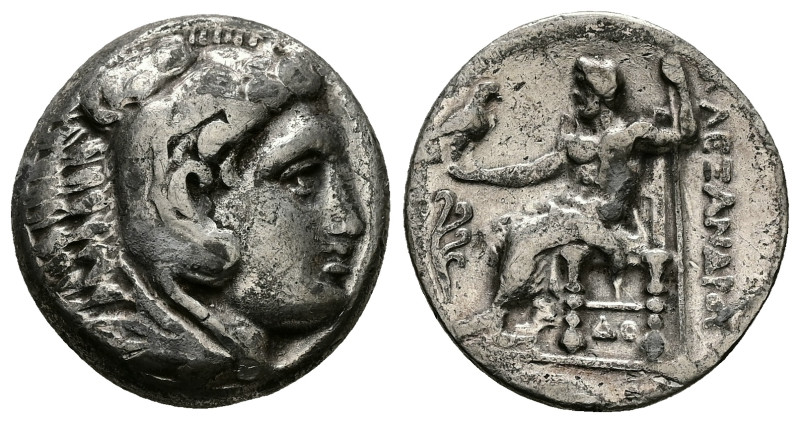 Kings of Macedon, Alexander III 'the Great'. AR Fourrèe Tetradrachm, 10.50 g 24....