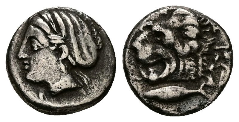 Mysia. Kyzikos. AR Drachm, 3.00 g 13.87 mm. Circa 390-340 BC.
Obv: [ΣΩTEIPA], he...