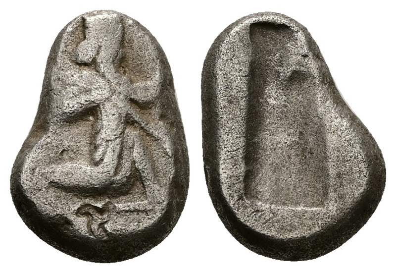 Persia, Achaemenid Empire. Darius I - Darius II. AR Siglos, 5.37 g 17.75 mm. (c....