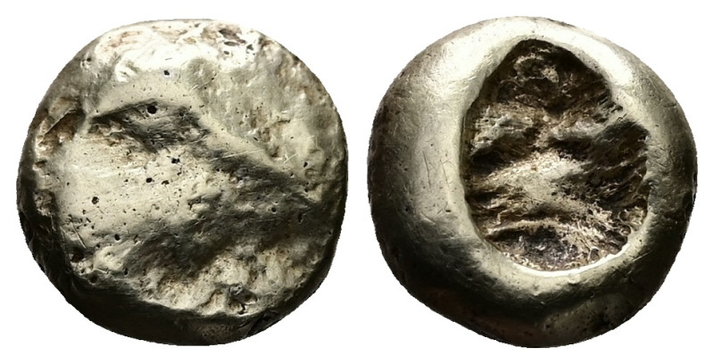 Kings of Lydia, Sardes. EL, 1/12 Stater. 1.01 g. 7.72 mm. Time of Alyattes to Kr...