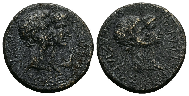 Kings of Thrace. Rhoemetalkes I and Pythodoris, circa 11 BC-AD 12, with Augustus...