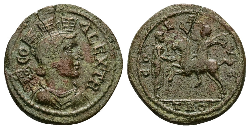 Troas, Alexandria. Pseudo-autonomous, circa AD 138-268. AE. 6.26 g. 23.18 mm.
Ob...