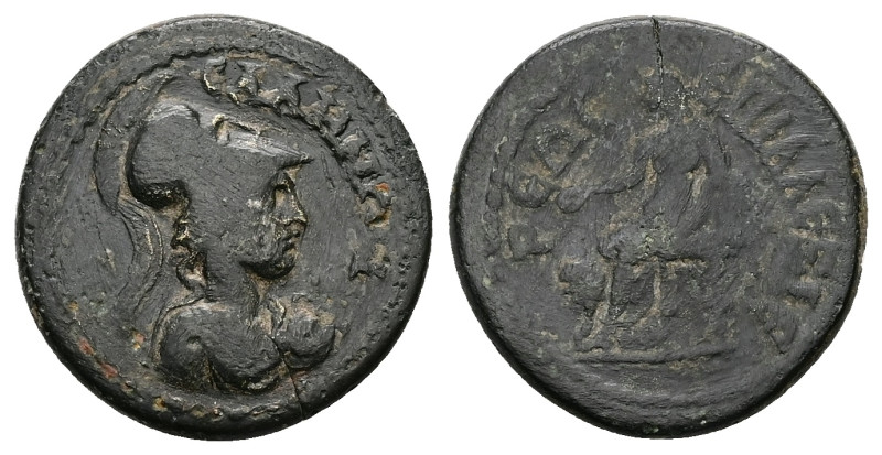 Lydia, Sala. Pseudo-autonomous, time of Trajan, AD 98-117. AE 5.32g 21.08mm, Ale...